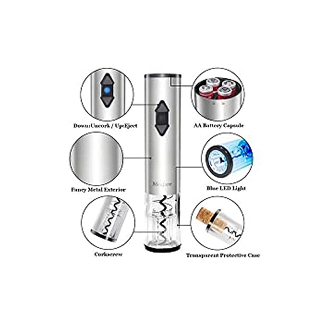 Picture of MEAJORE ELECTRIC WINE OPENER SET 5 IN 1